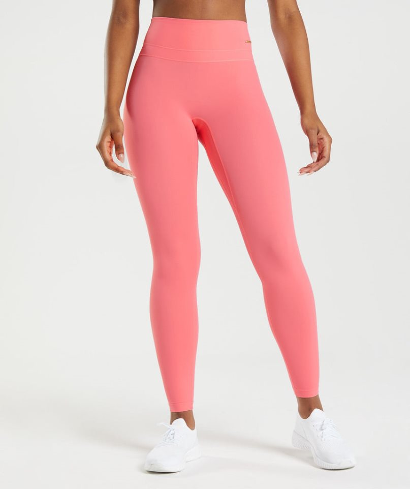 Women\'s Gymshark Whitney High Rise Leggings Pink | CA 6N7135